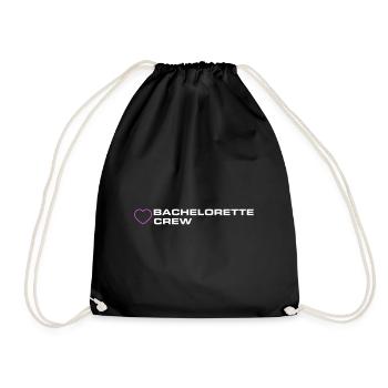 Bachelorette Crew - Drawstring Bag - black - Front