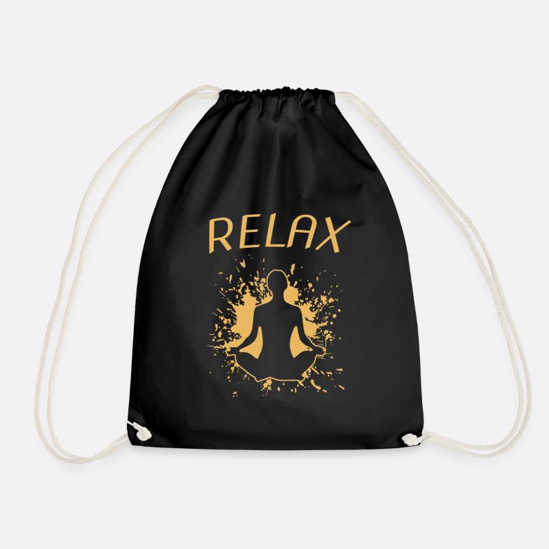 Relax Yoga Shalom - Turnbeutel - Schwarz