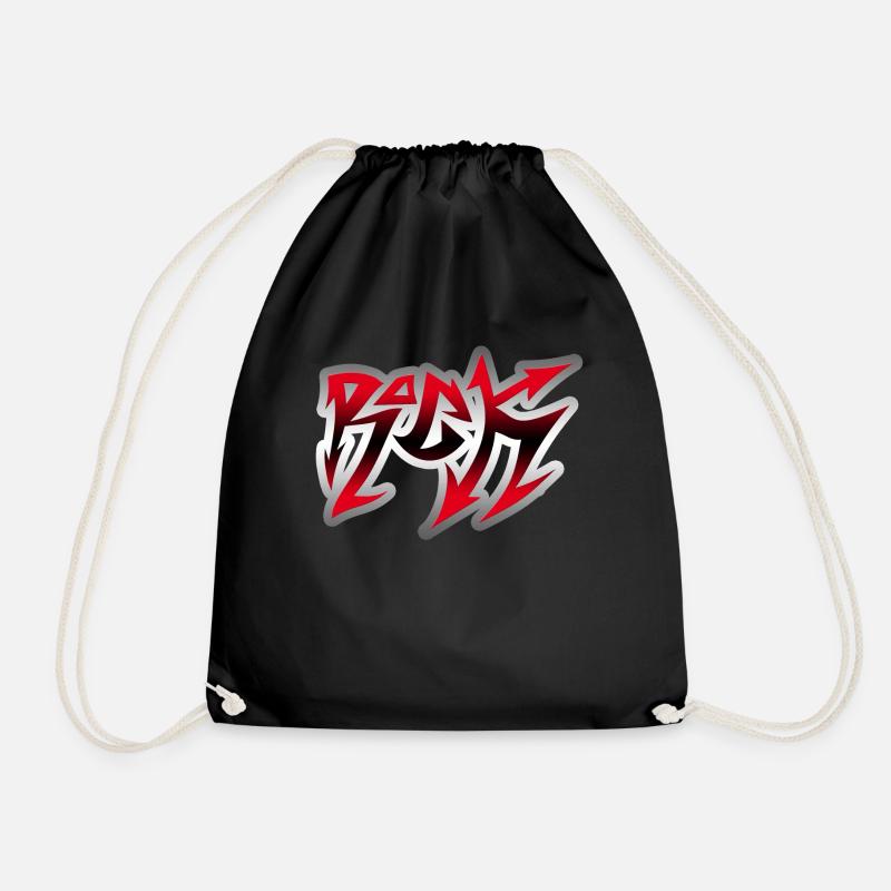 Rock, Rock and Roll, Hard Rock, Music, Concert - Drawstring Bag - black
