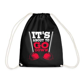 Plumber Plumber - Drawstring Bag - black - Front