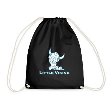 Cadeau de valhalla fête des pères viking bébé fils papa - Sac de sport léger - noir - Devant