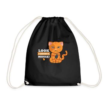 Cadeau souris souris clavier joueur joueur joueur joueur - Sac de sport léger - noir - Devant