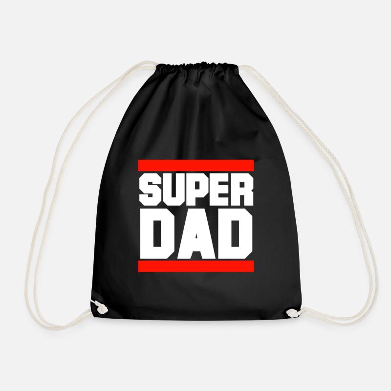 Super Dad - Turnbeutel - Schwarz