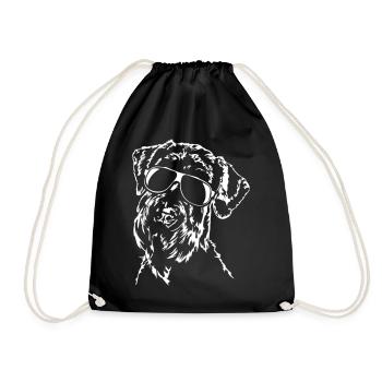 GEANT SCHNAUZER portrait cool Wilsigns - Sac de sport léger - noir - Devant