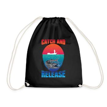 Pêche à partir du bateau Catch and Release - Sac de sport léger - noir - Devant