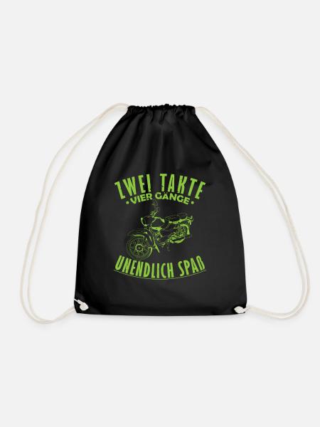 Moped DDR Geschenk - Turnbeutel - Schwarz