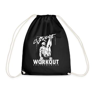 Calisthenics "Street Workout" Muskeltraining - Turnbeutel - Schwarz - Vorne