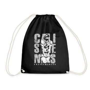 Calisthenics Street Fitness Muscle-Up - Turnbeutel - Schwarz - Vorne