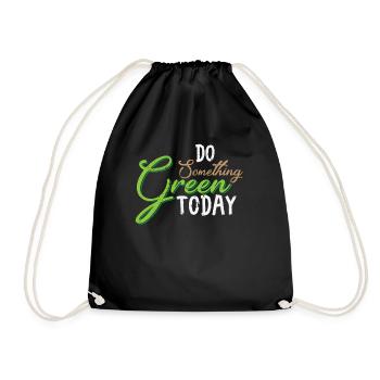 Climate and environment - Drawstring Bag - black - Front