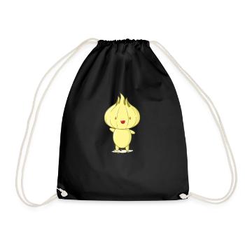 Tête d'oignon - Sac de sport léger - noir - Devant