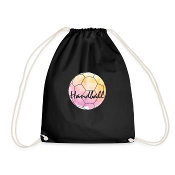 Handball is everything - Drawstring Bag - black - Front