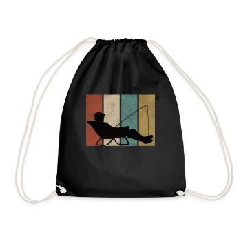 Pêche pêche - Sac de sport léger - noir - Devant