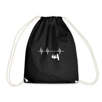 kite kite kitesurf kite apprendre kite surf - Sac de sport léger - noir - Devant