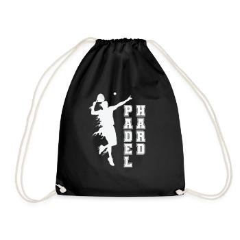 Padel Hard Tennis Sport et balle - Sac de sport léger - noir - Devant