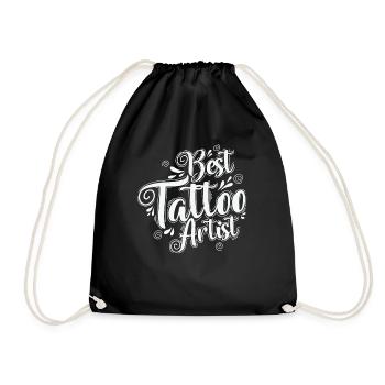 Best Tattoo Artist Tätowierung - Turnbeutel - Schwarz - Vorne