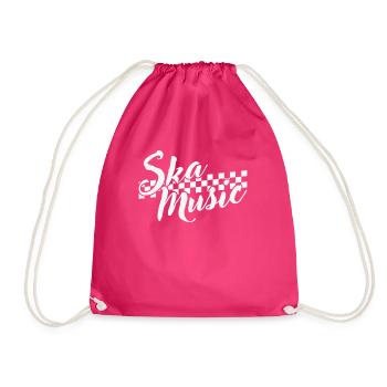 Ska Music Swing Jazz Musikstil - Turnbeutel - Fuchsia - Vorne