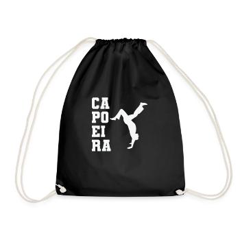 Capoeira Martial Dance Acrobatics Martial Arts - Drawstring Bag - black - Front