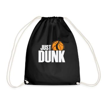 Just Dunk Basketball America USA Fans - Drawstring Bag - black - Front