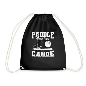 Pagayez votre propre canoë-kayak pédalo - Sac de sport léger - noir - Devant