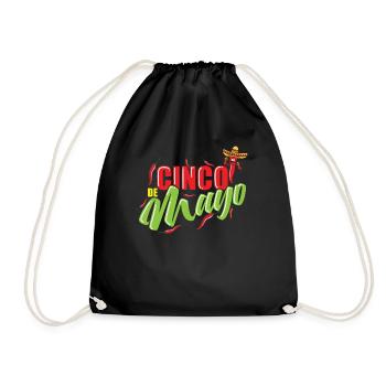 Cinco de Mayo Vacances Mexique Amérique - Sac de sport léger - noir - Devant