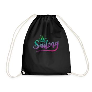 Voilier Voilier Sports Nautiques Loisirs - Sac de sport léger - noir - Devant