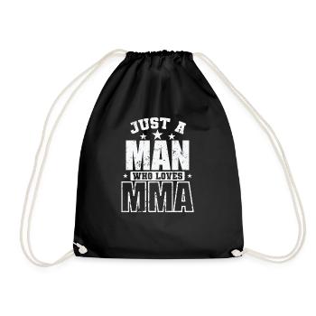 Juste un homme qui aime les arts martiaux mixtes MMA - Sac de sport léger - noir - Devant