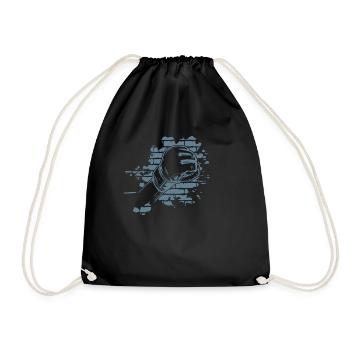 Poing avec gant MMA Arts martiaux mixtes - Sac de sport léger - noir - Devant