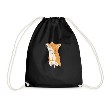 Renard Animal Nature Nature Environnement - Sac de sport léger - noir - Devant