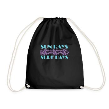 Rayons du soleil Surf Days Surf Sport Wind - Sac de sport léger - noir - Devant