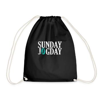 Dimanche Jogday Jogging Fitness Sports Running - Sac de sport léger - noir - Devant