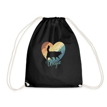 Wegie Cat Norwegian Forest Cat Pet - Sac de sport léger - noir - Devant