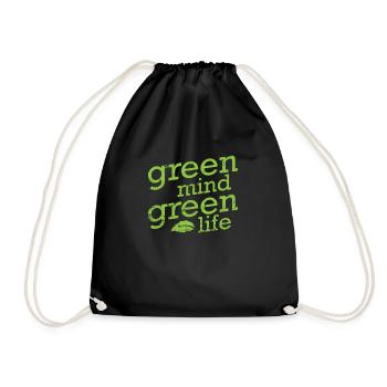 Green Mind, Green Life Nature Conservation Environnement - Sac de sport léger - noir - Devant