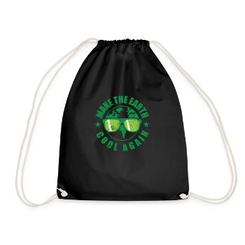Rendre la Terre fraîche à nouveau Planète verte - Sac de sport léger - noir - Devant