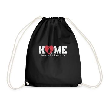 New Hampshire Home sweet Home USA America - Drawstring Bag - black - Front