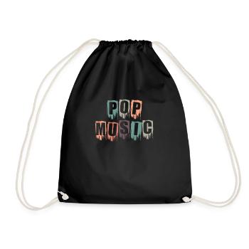Musique Pop R’n’B Chanteurs Stars Rap - Sac de sport léger - noir - Devant
