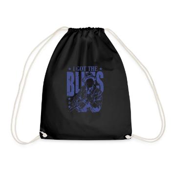 I got the Blues Music Trumpet - Drawstring Bag - black - Front
