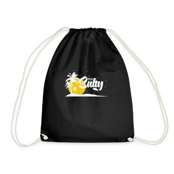 Séjour Salty Palm Beach Tree Vacances - Sac de sport léger - noir - Devant
