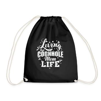 Vivre ce passe-temps de jeu de vie de maman de maïs - Sac de sport léger - noir - Devant