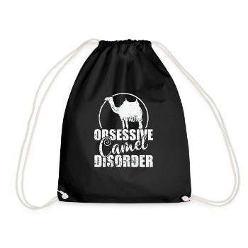 Obsessive Camel Disorder Dromedar - Turnbeutel - Schwarz - Vorne