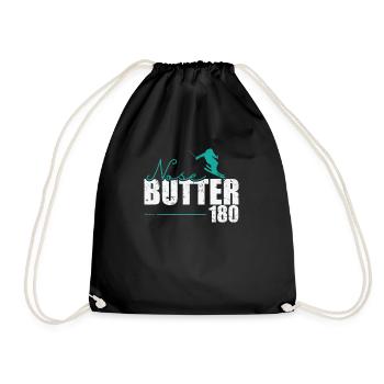 Nose Butter 180 Skifahren - Turnbeutel - Schwarz - Vorne