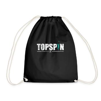 Topspin Volleyball - Drawstring Bag - black - Front