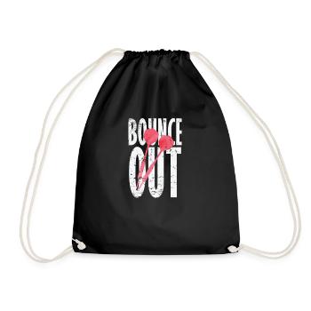 Rebondir sur les fléchettes - Sac de sport léger - noir - Devant