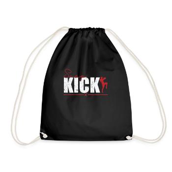Snap Kick MMA Taekwondo - Drawstring Bag - black - Front