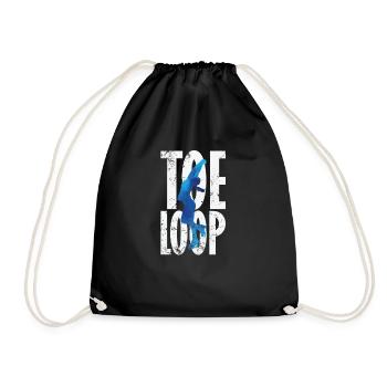 Toeloop Eiskunstlauf - Turnbeutel - Schwarz - Vorne