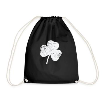 Shamrock Saint-Patrick Irlandais - Sac de sport léger - noir - Devant