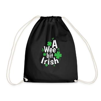 Un peu irlandais Saint-Patrick - Sac de sport léger - noir - Devant