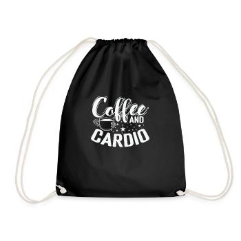 Café et Cardio Caféine Café - Sac de sport léger - noir - Devant