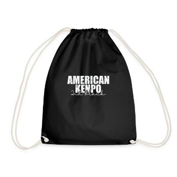 American Kenpo 2nd Black Kampfsportart - Turnbeutel - Schwarz - Vorne