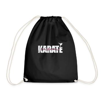 Karate Mom - Drawstring Bag - black - Front