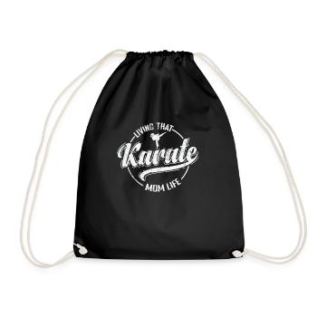 Vivre ce karaté ... - Sac de sport léger - noir - Devant